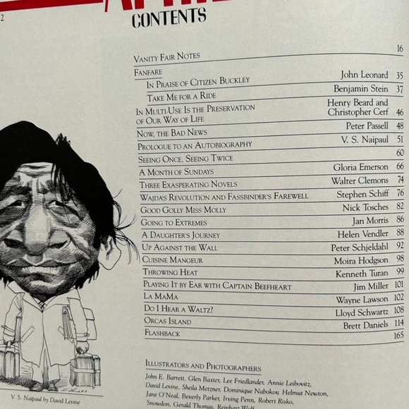 Vanity Fair Magazine April 1983 - Picture 2 of 7